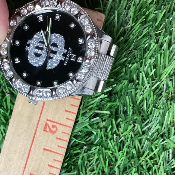Old School Bling Watch Bling Dollar Sign - Picture 8 of 8